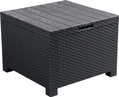 Produktbild von ONDIS24 Tisch Aphrodite anthrazit mit Staufach 130 Liter