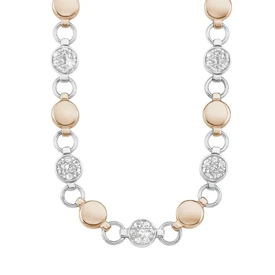 Produktbild von s.Oliver SO1435/01 Damen Kette Edelstahl rosé Zirkonia 45 cm