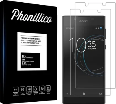 Obrázok produktu pre Tvrdené sklo pre Sony Xperia L1 [2 ks] Ochranné sklo Fólia proti poškriabaniu odolná Phonillico®