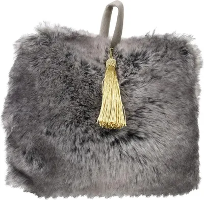 Imagen del producto de Mars & More Türstopper Doorstopper Fell Wolf Grau Sandsack Türhalter 18 cm