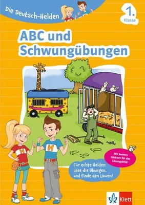 Obrázok produktu pre Klett Die Deutsch-Helden ABC und Schwungübungen 1. Klasse: Grundschule (mit Stickern)