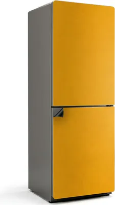 Produktbild von Hellorange Farbe – Magnetische Kühlschrank Abdeckung – Dekorfolie magnetisch Küche – Kühlschrank Magnet Deko – selbstklebende Magnettafel – Magnetfolie für Kühlschranktür – 70x190 cm