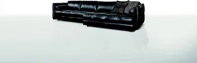 Produktbild von Moderne Couch Luxus Ecksofa Polstermöbel Wohnzimmer L-Form Design Schwarz Leder