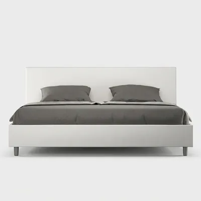 Produktbild von Modernes King-Size-Bett mit Stauraum 180x200 Adele K - Weiß