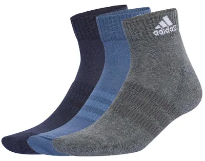 Produktbild von Adidas - Knöchelsocken für Herren/Damen Uni(3er-Pack) PP5040 (37,5 EU - 39,5 EU) (Dunkles Marineblau/Blau/Grau)