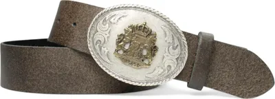Produktbild von FRONHOFER Trachtengürtel mit Bayernwappen zweifarbig, echt Leder