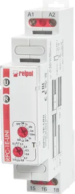 Obrázek produktu pro Jednofunkční časové relé 1 CO 16A 250 V AC 16A 24 V DC 863193 Relé Relpol