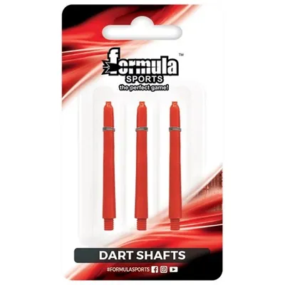 Produktbild von Ring Grip Shafts 30 mm Rot – Präzise und rutschfeste Darts-Schäfte