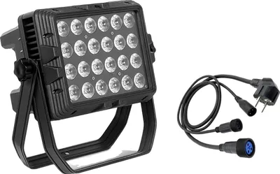Image de Projecteur de scène, design étanche, plusieurs modes de contrôle, RGBWAUV, prise EU