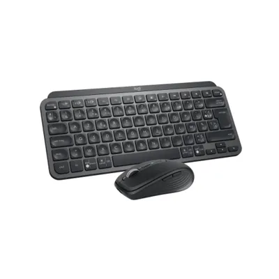 Produktbild von Logitech MX Keys Mini Combo for Business - Tastatur-und-Maus-Set - hinterleuchtet - kabellos - Bluetooth LE - AZERTY - Französisch - Graphite
