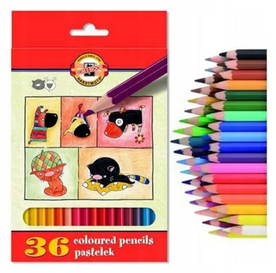 Produktbild von Koh-I-Noor Buntstifte Holz Schulbedarf 36 Farben