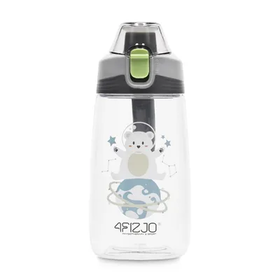 Produktbild von 4FIZJO 500 ml Kindertrinkflasche, Tritan, auslaufsicher, bunt, für Schule, Sport, Reisen