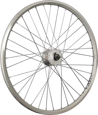 Produktbild von 26 Zoll Vorderrad ZAC2000 Hohlkammer Shimano Nabendynamo DH-C3000 silber