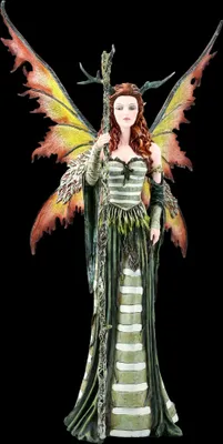 Produktbild von Elfen Figur - The Green Woman - Wald Elfen Deko