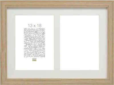 Obrázek produktu pro Deknudt S66KB2, Rámeček na jeden obrázek, Dřevo, Dřevo, 13 x 18 cm, Obdélníkový, 350 mm