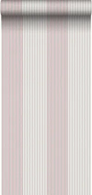 Zdjęcie produktu dla Sanders & Sanders Tapeta paski ciemnej czerwieniIszarym 53 cm x 10.05 m