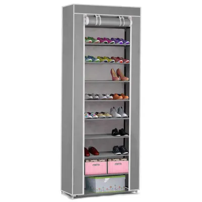 Produktbild von Massido Textilschuhschrank - grau