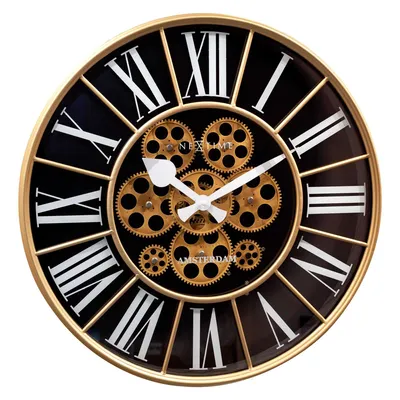 Obrázek produktu pro NeXtime - 3283ZW - Nástěnné hodiny - 50 cm - zlaté - William