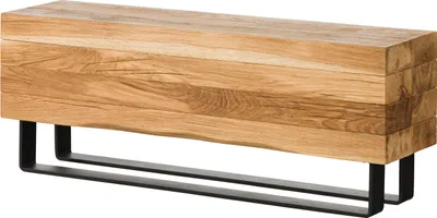 Produktbild von MASSIVMOEBEL24 Bank Eiche 120x30x46 natur geölt LOUNGE COLLECTION #09