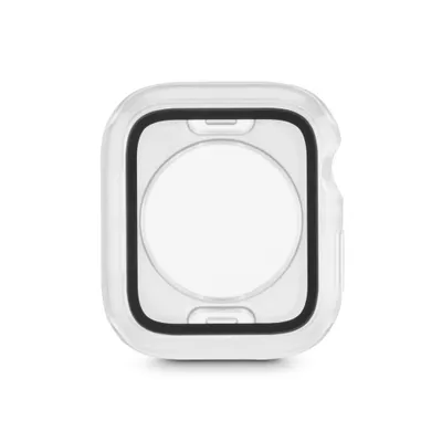 Produktbild von Hama 00210919, Hülle, Smartwatch, Schwarz, Transparent, Apple, Apple Watch 4/5/6/SE 1. Gen./SE 2. Gen, Schlagfest, Kratzresistent, Wasserfest