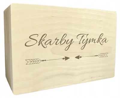 Produktbild von Akademiadrewna Personalisierte Holzbox mit Gravur 30x20