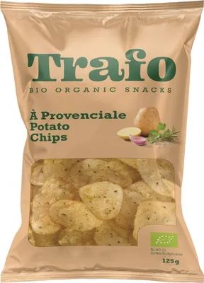 CHIPSY ZIEMNIACZANE Z ZIOŁAMI PROWANSALSKIMI BIO 125 g - TRAFO