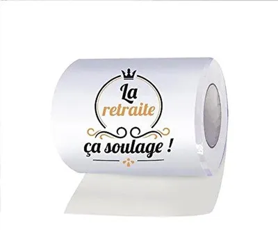 Produktbild von Famanu Toilettenpapier humorvol für Geschenke zur Pensionierung - Kreativ