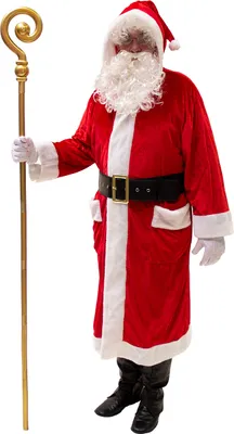 Produktbild von O21210-48-50 rot Herren Weihnachtsmann Set 7-teilig Gr.48-50