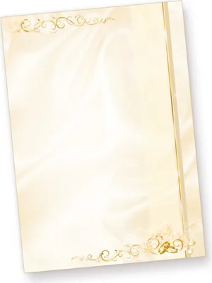 Produktbild von Briefpapier Hochzeit creme (50 Stück) beidseitig bedrucktes A4 Schreib-Papier, z.B. für Einladungen , Kirchen-Hefte, Hochzeits-Zeitung
