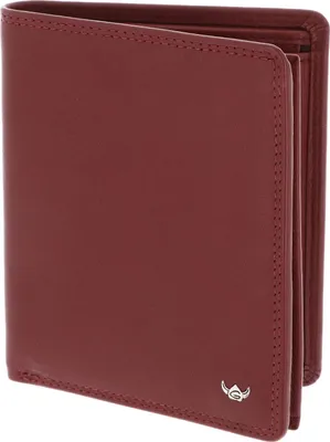 Produktbild von Golden Head Leder Geldbörse Polo RFID Protect Billfold Coin Wallet Red dunkelrot