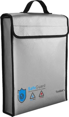 Produktbild von Famanu Dokumententasche feuerfest - Silikonbeschichteter Dokumentenhalter mit großer Kapazität
