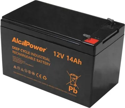 Image de Batterie AGM 12V 14Ah décharge profonde pour vélos électriques scooters photovoltaïque connexion Faston T2