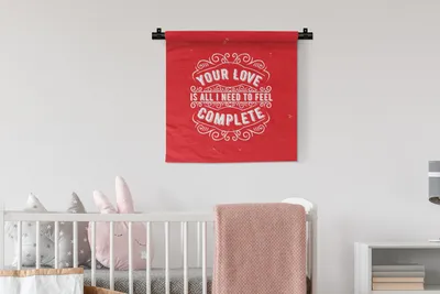 Produktbild von MuchoWow® Wandteppich Wandbehang Jahrgang - Gestaltung - Text 60x60 cm Tapisserie Dekoration Wandtuch - Dekorationen - Wand Decke