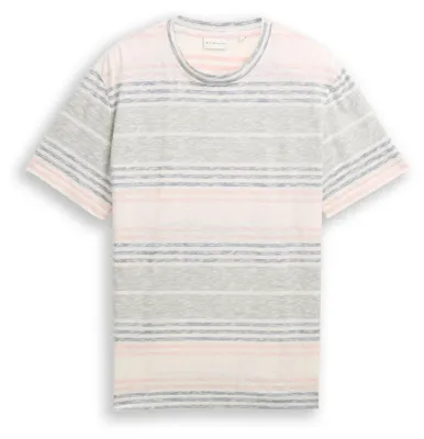 Produktbild von T-Shirt mit Inside-Out Streifenmuster
