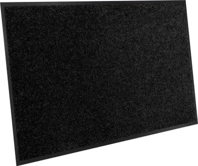 Produktbild von Fußmatte Türvorleger schmutzabweisend rutschhemmend 60 x 90 cm Schwarz