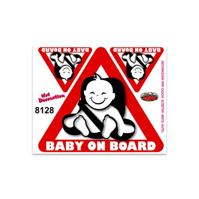 Image de Sticker Baby sur carton 14 x 16 cm