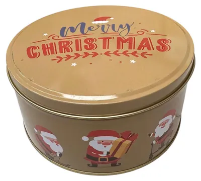 Produktbild von Gebäckdose "Merry Christmas" | Gold