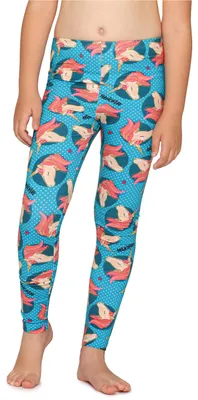 Image de Leggings longs en coton pour fille Merry Style MS10-337 (bleu/licorne, 152)