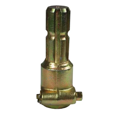 A single agricultural implement part against a white background.
