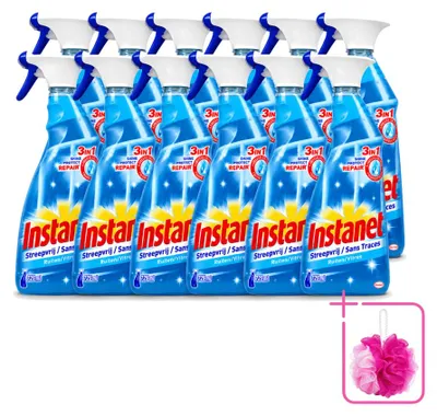 Produktbild von 12 x Instanet Glasreiniger - 3-in-1 Spray - 725 ml - Sparpackung - 12 Stücke