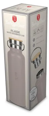 Immagine prodotto di Berlingerhaus BH-7201 lahev s dvojitou stěnou nerez 06 l Taupe Collection
