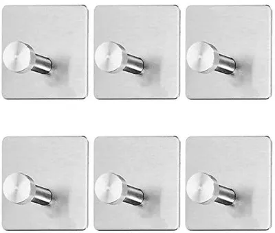 Produktbild von Famanu selbstklebende Haken Set von 6 - Handtuch- und Garderobehaken für Wandmontage