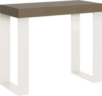 Produktbild von Ausziehbarer Konsolentisch Tecno taubengrau 90x40/300 cm