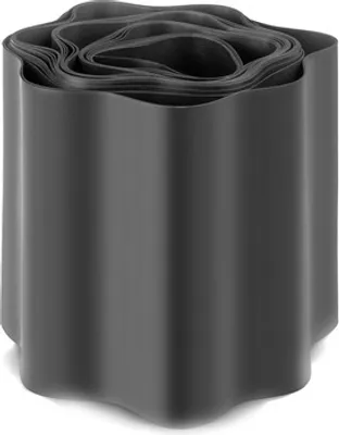 Produktbild von Rasenkantenstecher Rasenkante Rasentrimmer Rasenmäher Rasenborde 9m Höhe 15cm GRAU 9m