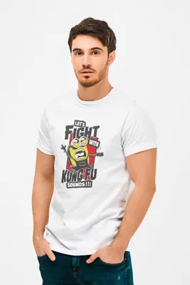 Produktbild von D&B Uni Polo MO00033_Minions_Weiß-Größe 2XL