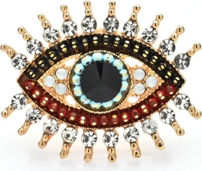 Immagine prodotto di Spilla Camerazar Oro con zircone e occhio di perla, grande, metallo