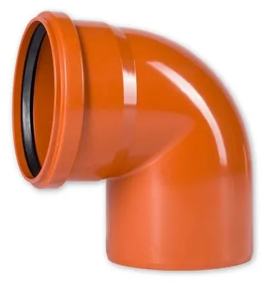 Produktbild von KG Bogen DN 125 87° KGB Winkel Kunststoff Abwasserrohr Abflussrohr Kanalrohr