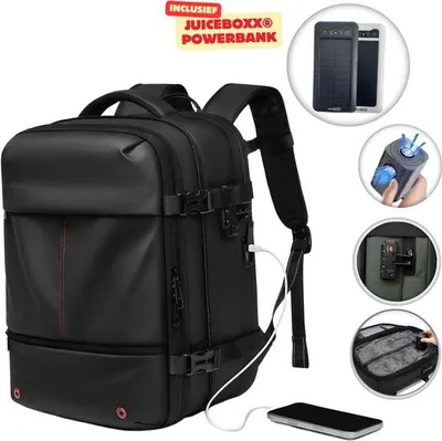 Produktbild von CarryQuest® - Zen Pro Mini Vakuumrucksack 48L Laptopfach Schwarz