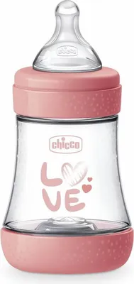 Obrázok produktu pre Chicco Perfect dojčenská fľaša 0M+ silikónová ružová 150 ml