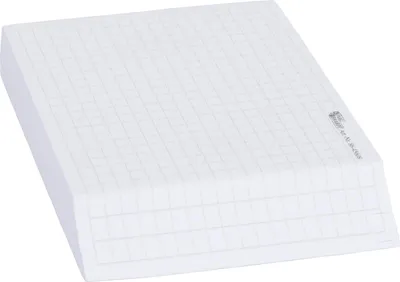 Produktbild von Effektblock 9,8 x 11,3 x 2cm kariert Packung mit 30 Stück